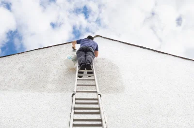 Peinture extérieure à Rochefourchat — façades et ravalement